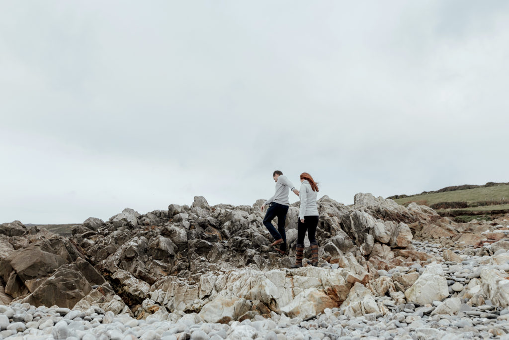 Engagement photoshoot pembrokeshire
