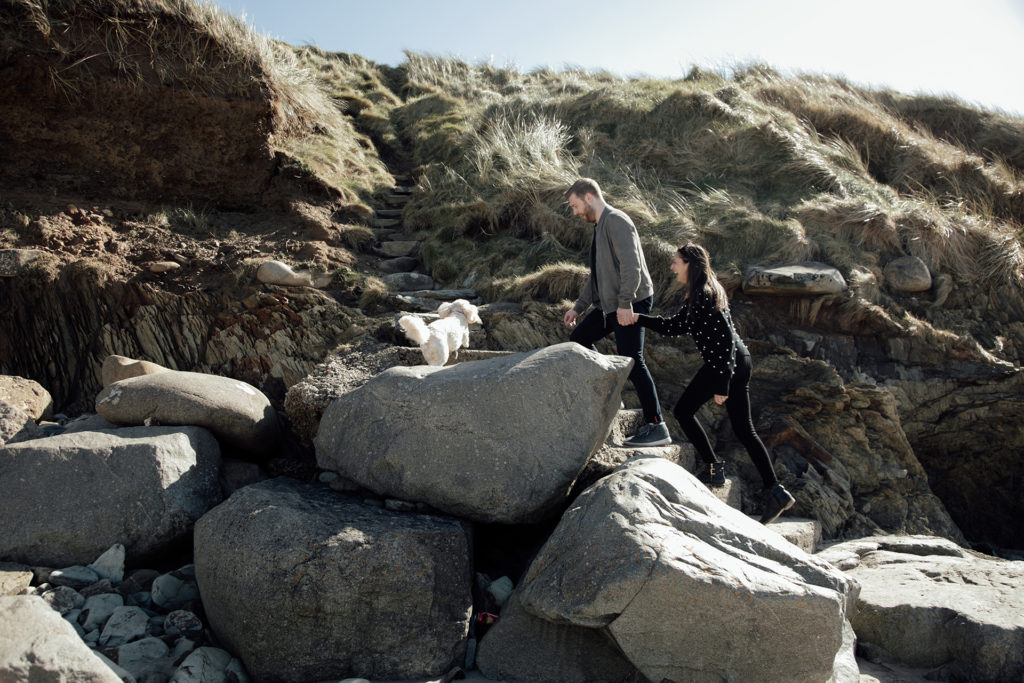 Engagement photoshoot pembrokeshire

